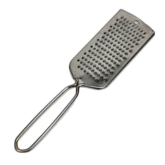 Vintage Zester Grater Curved Loop Handle, Stainless Steel Kitchen Tool - Picture 10 of 12